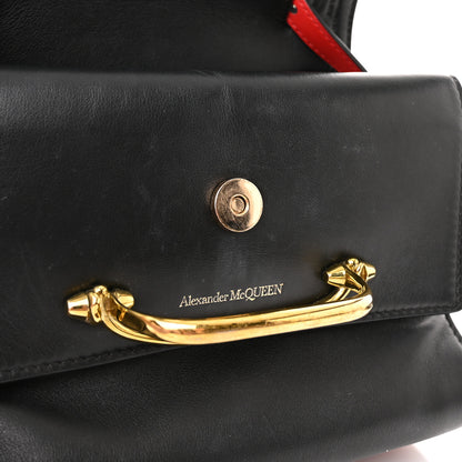 Alexander McQueen Calfskin The Small Story Bag Black Red 14 of 14