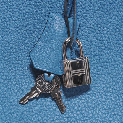 Hermes Togo Birkin 35 Cobalt Bleu 9 of 10