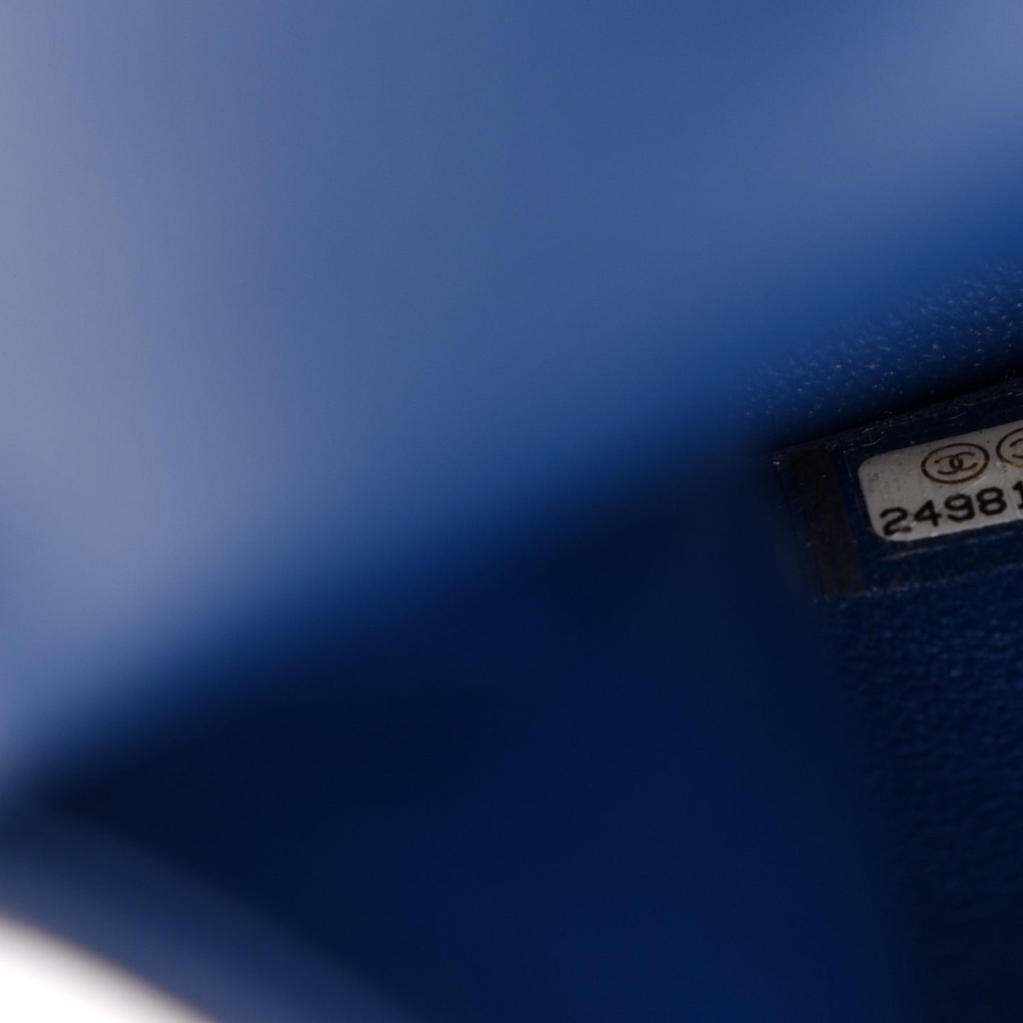 Caviar Quilted Jumbo Double Flap Blue