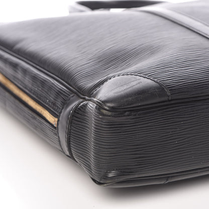 Louis Vuitton Epi Porte-Documents Voyage Briefcase Black 8 of 14