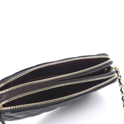 Chanel Caviar Quilted Small Clutch With Chain Black 5 of 12