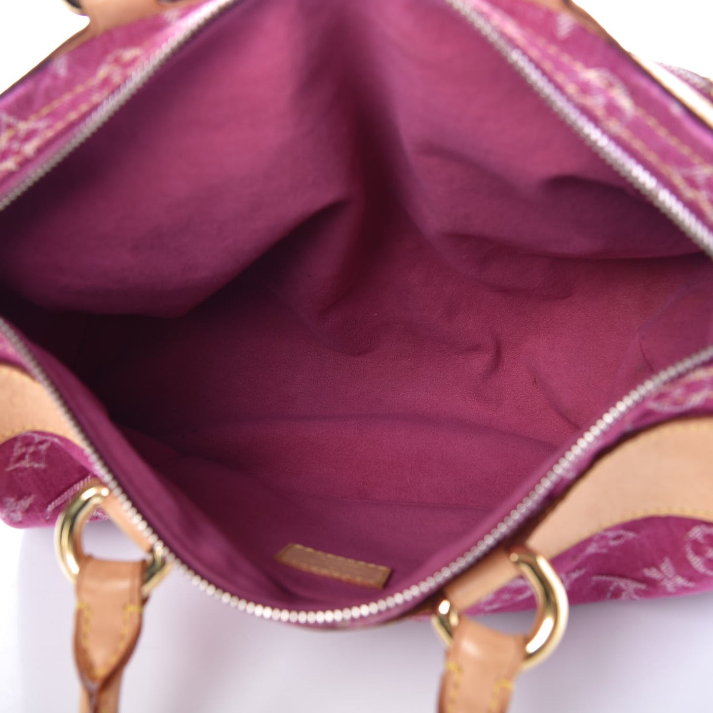 Monogram Denim Neo Speedy Fuchsia