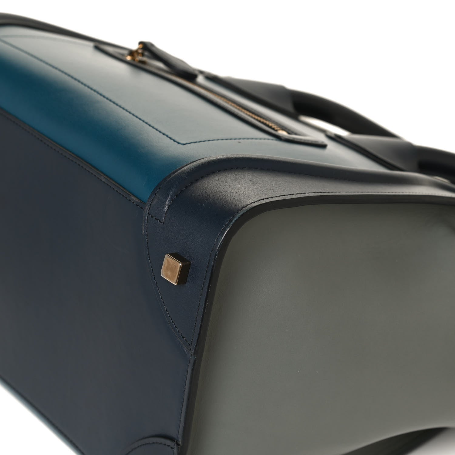 Celine Smooth Calfskin Tri-Color Mini Luggage 11 of 12