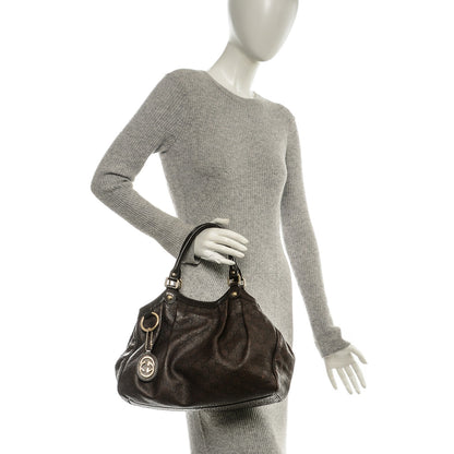 Gucci Guccissima Medium Sukey Tote Chocolate 2 of 6