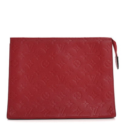 Louis Vuitton Empreinte Monogram Toiletry Pouch 26 Scarlet 1 of 10