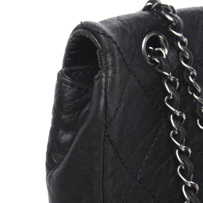 Chanel Distressed Lambskin Le Marais Ligne Flap Black 11 of 13