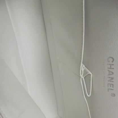 Chanel Caviar Quilted Medium Double Flap White 11 of 11