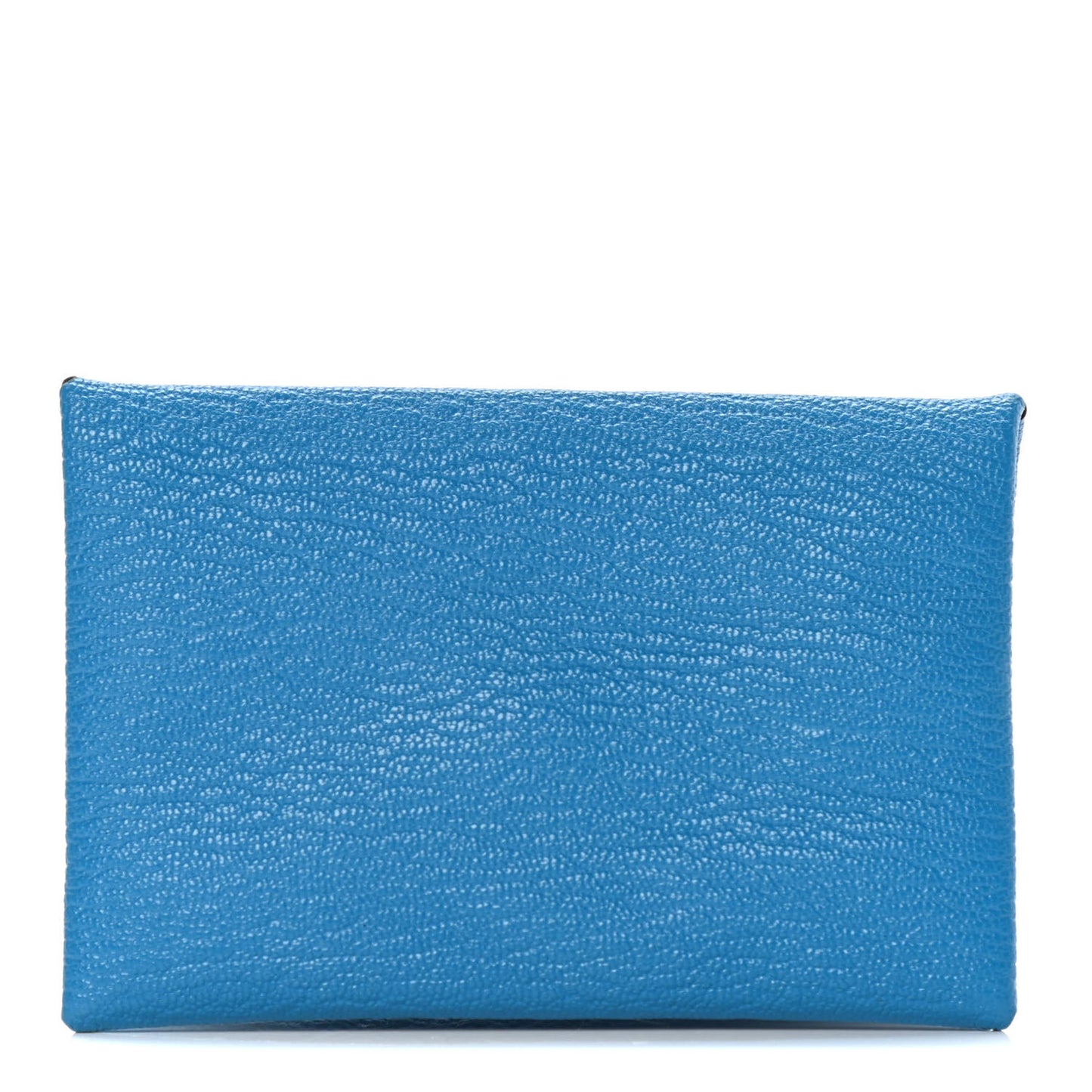 Chevre Mysore Verso Calvi Card Case Bleu Frida Cuivre