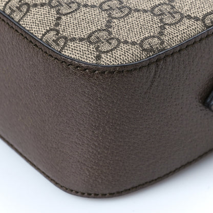 Gucci GG Supreme Monogram Web Neo Vintage Shoulder Bag Beige New Acero Crop 9 of 10