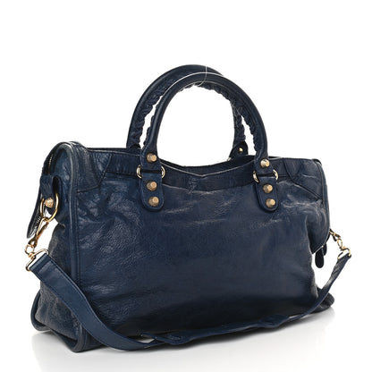 Balenciaga Agneau Giant 12 Gold Hardware City Bleu Mineral 2 of 9