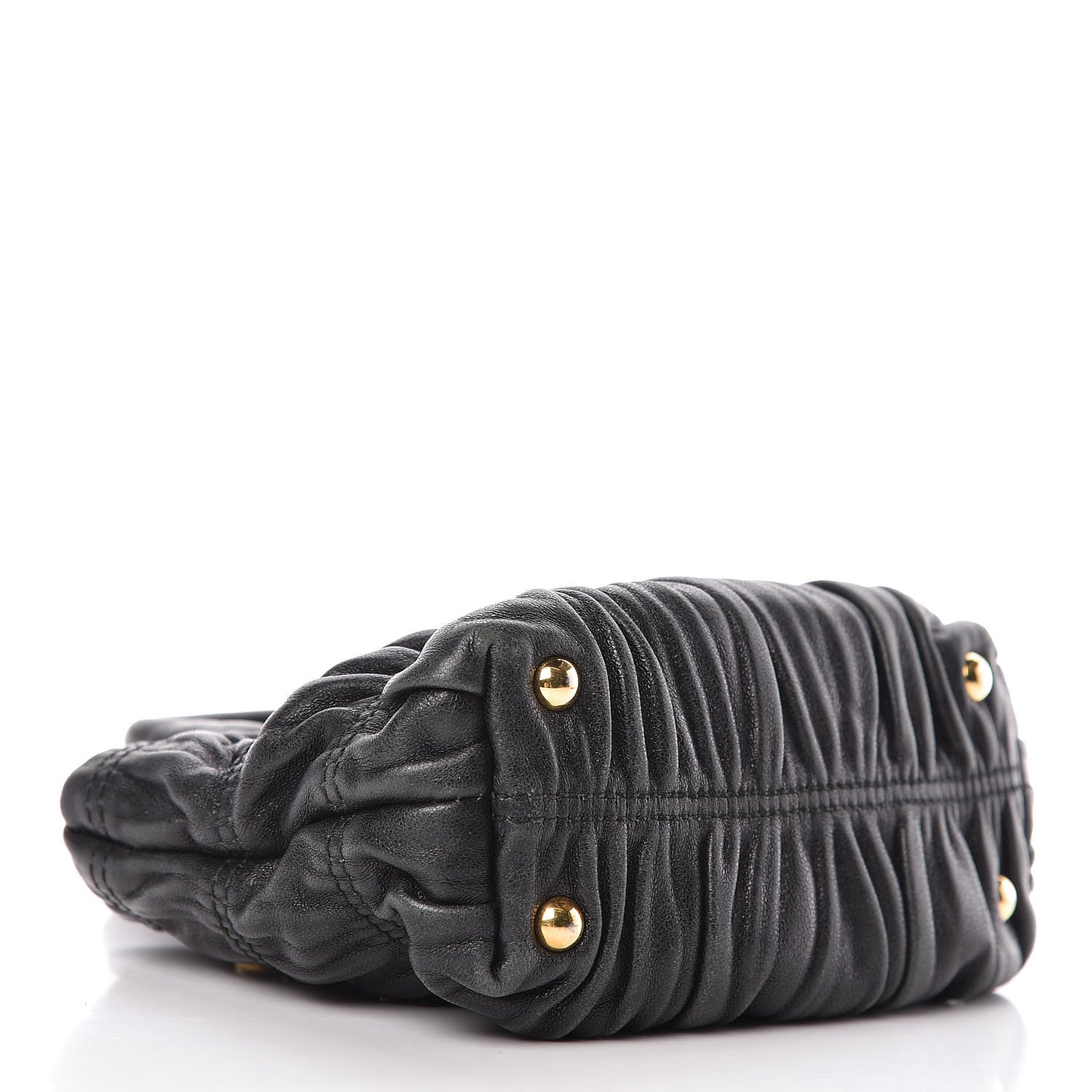 Prada Nappa Gaufre Mini Crossbody Bag Black 4 of 16
