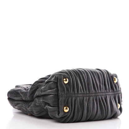 Prada Nappa Gaufre Mini Crossbody Bag Black 4 of 16