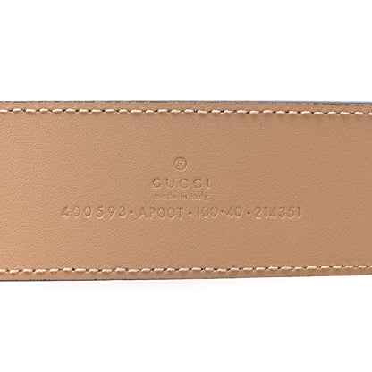 Gucci Calfskin Double G 40mm Belt 100 40 Porcelain Rose 3 of 5