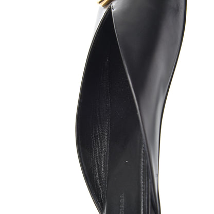 Balenciaga Soft Calfskin Double Square BB 5mm Mules 38 Black 17 of 18