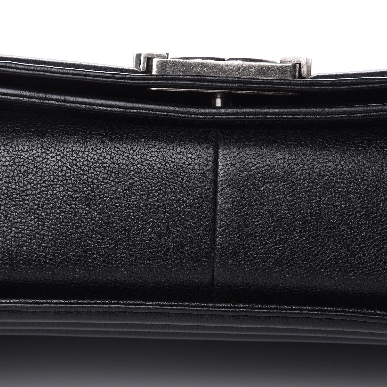 Chanel Grained Calfskin Quilted New Medium Boy Flap Black 10 of 14
