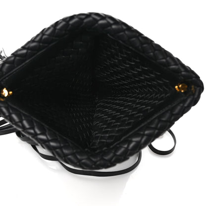 Bottega Veneta Nappa Intrecciato The Fringe Crisscross Bag Black 4 of 7