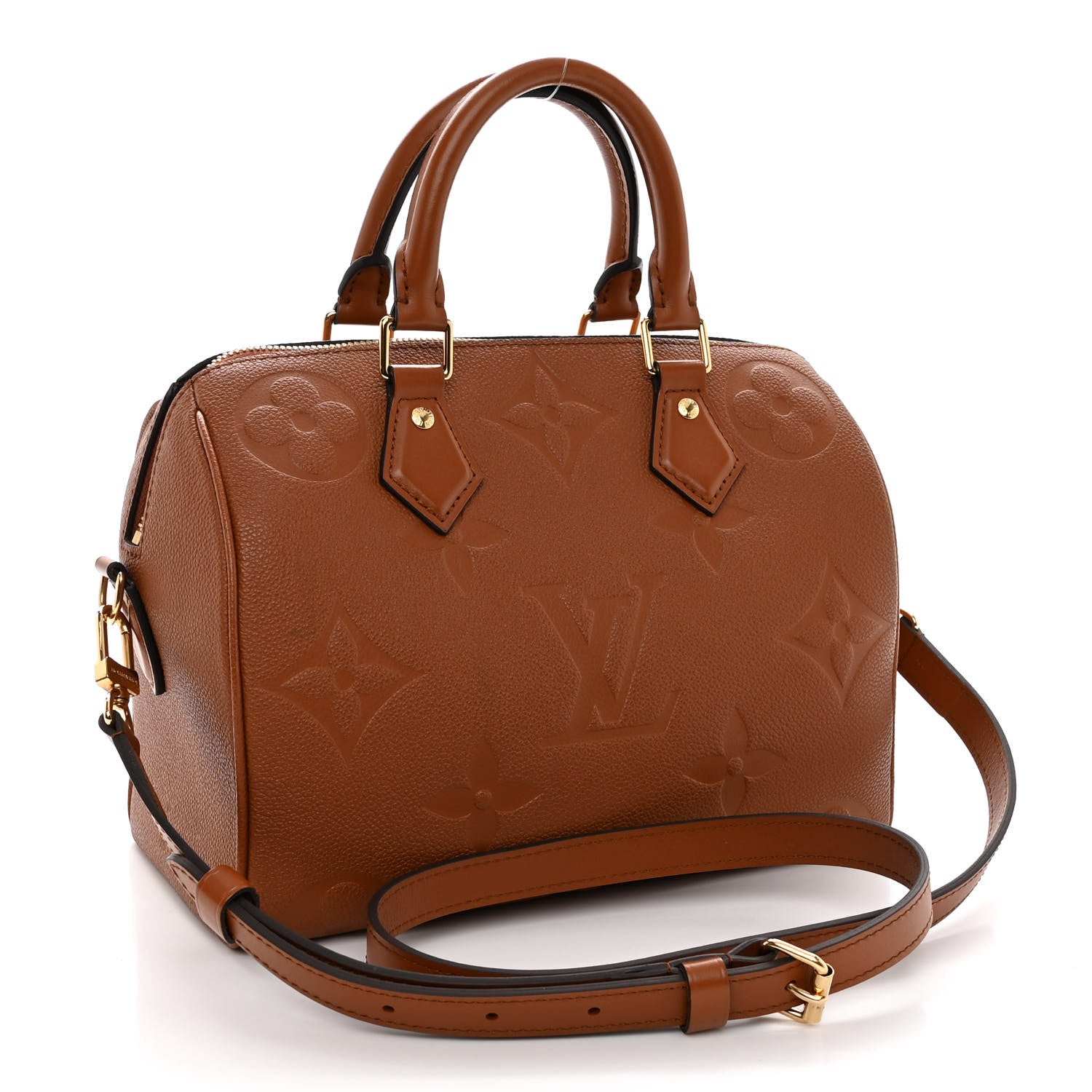 Louis Vuitton Empreinte Monogram Giant Speedy Bandouliere 25 Cognac 3 of 9