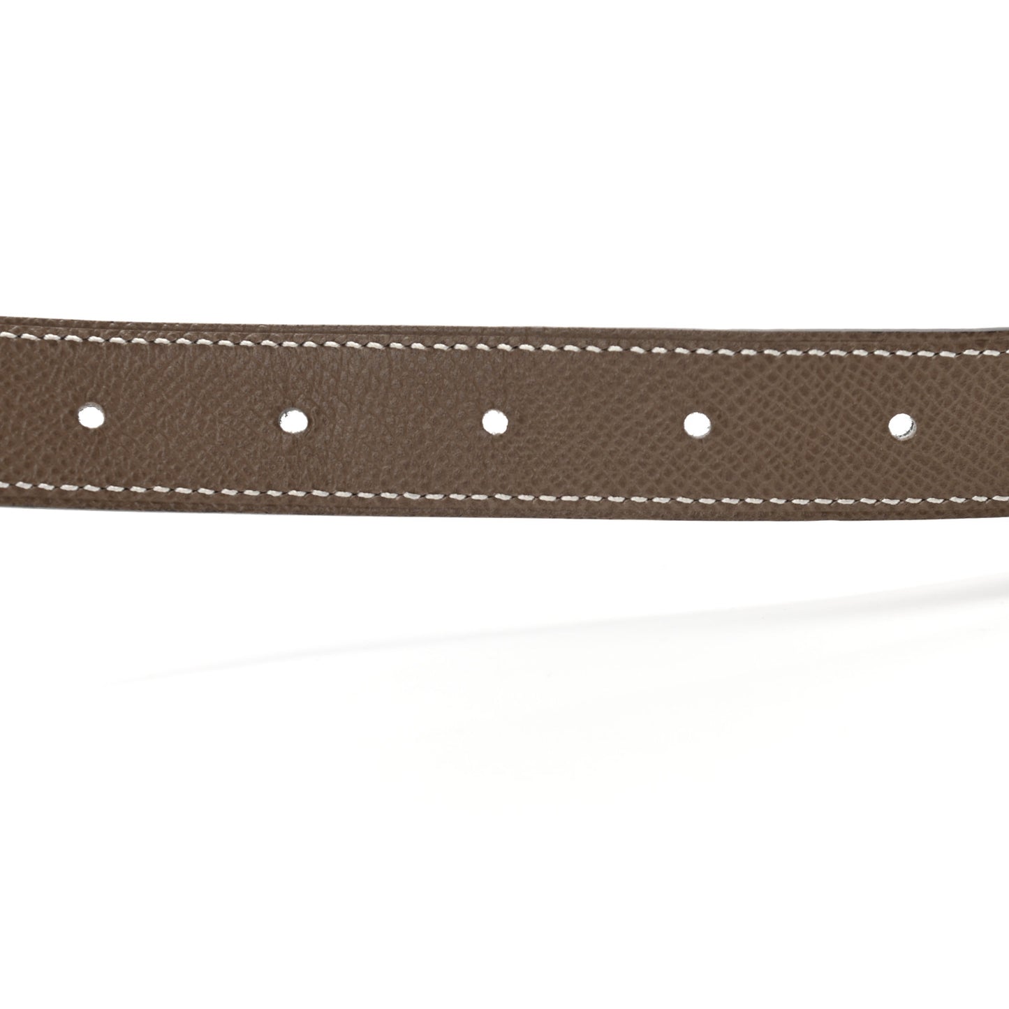 Swift Epsom 24mm Mini Constance H Belt 90 Black Etoupe