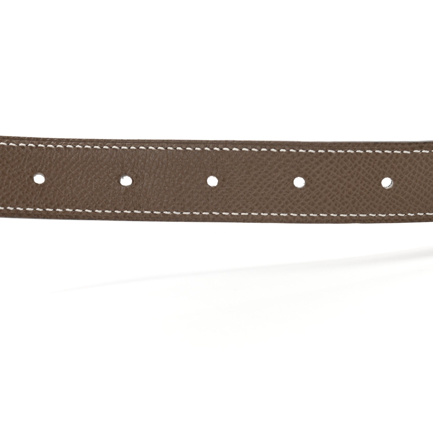 Hermes Swift Epsom 24mm Mini Constance H Belt 90 Black Etoupe 5 of 7