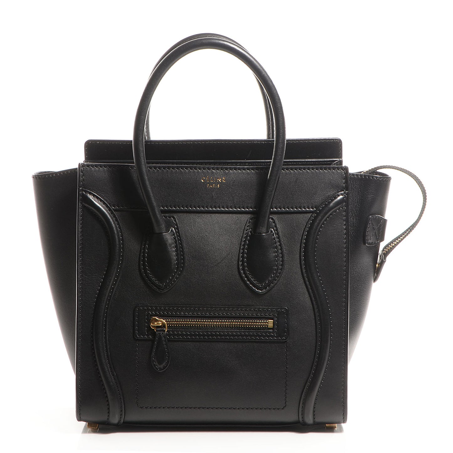 Smooth Calfskin Micro Luggage Black