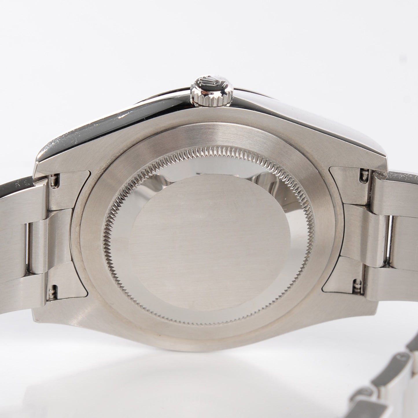 Stainless Steel 18K White Gold 41mm Oyster Perpetual Datejust Watch White 116334