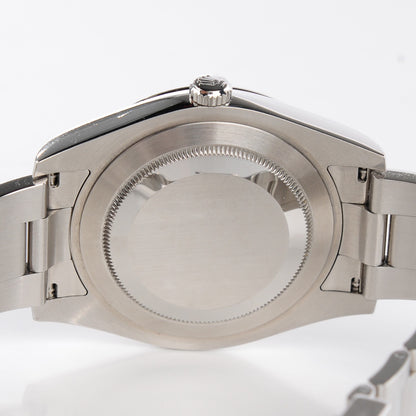 Rolex Stainless Steel 18K White Gold 41mm Oyster Perpetual Datejust Watch White 116334 7 of 8