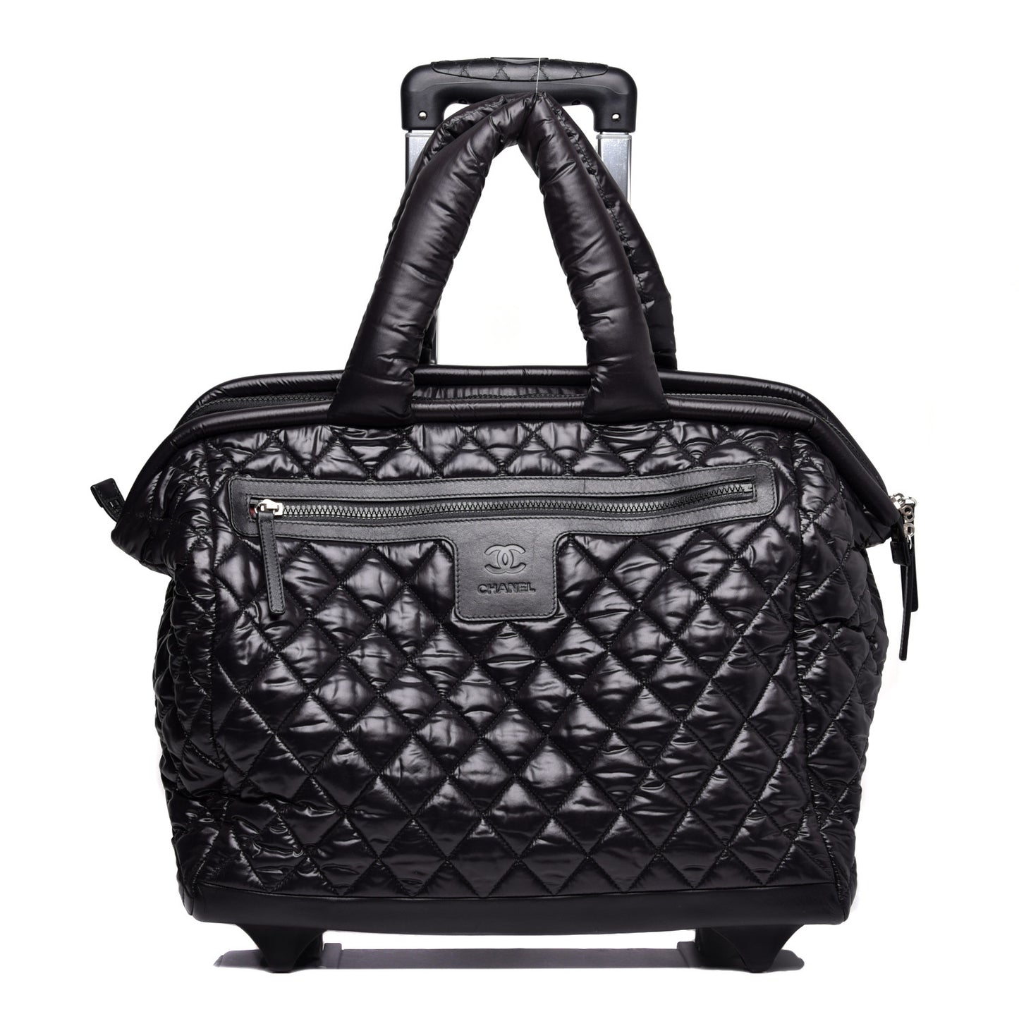 Nylon Quilted Coco Cocoon Trolley Black