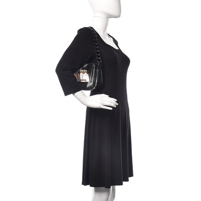 Chanel Vinyl Coco Window Pochette Black 2 of 14