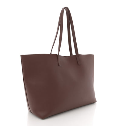 Saint Laurent Calfskin Large Shopping Tote Old Brandy 4 of 13