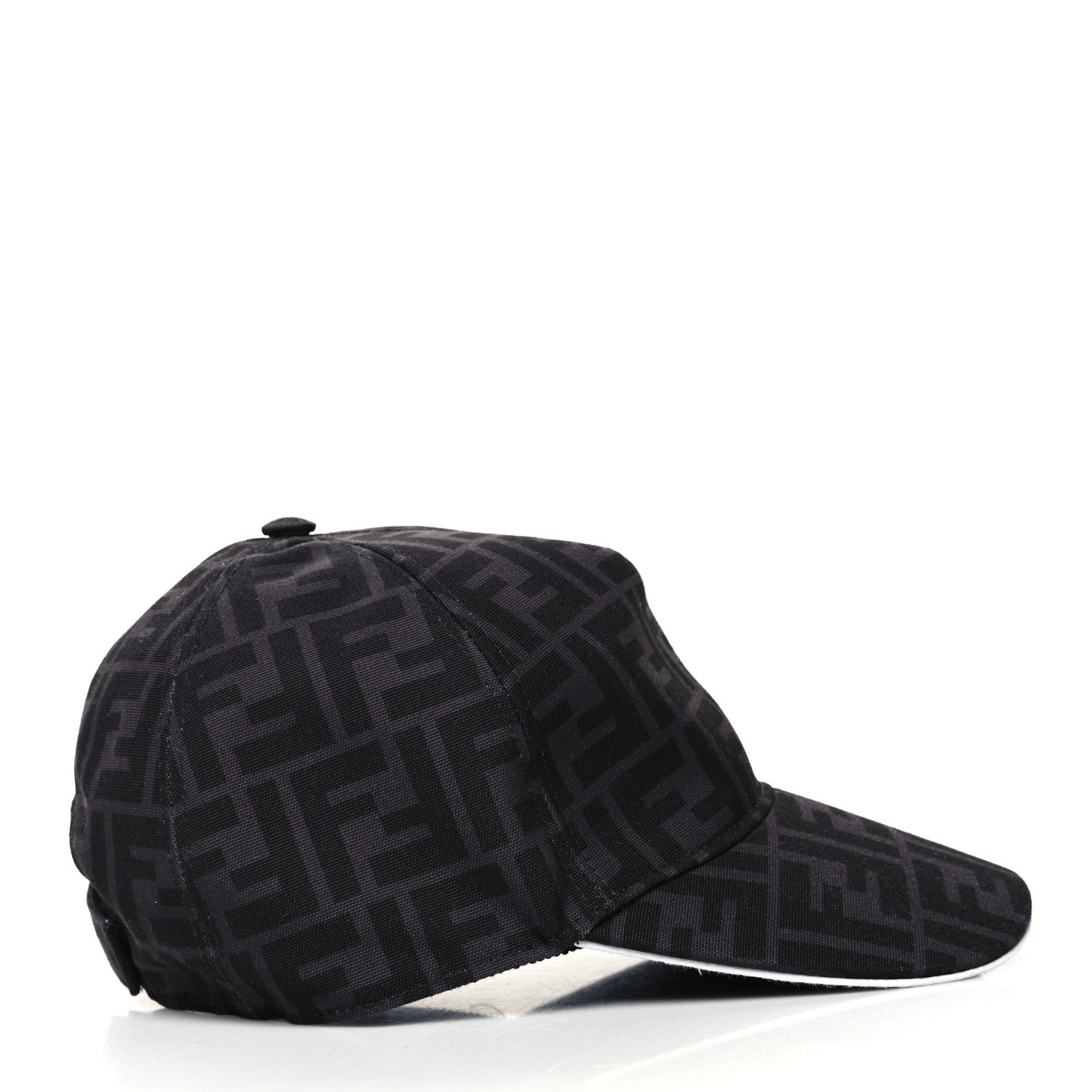 Fendi Canvas FF Reloaded Baseball Hat Black White 3 of 8