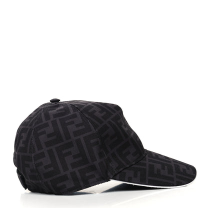 Fendi Canvas FF Reloaded Baseball Hat Black White 3 of 8