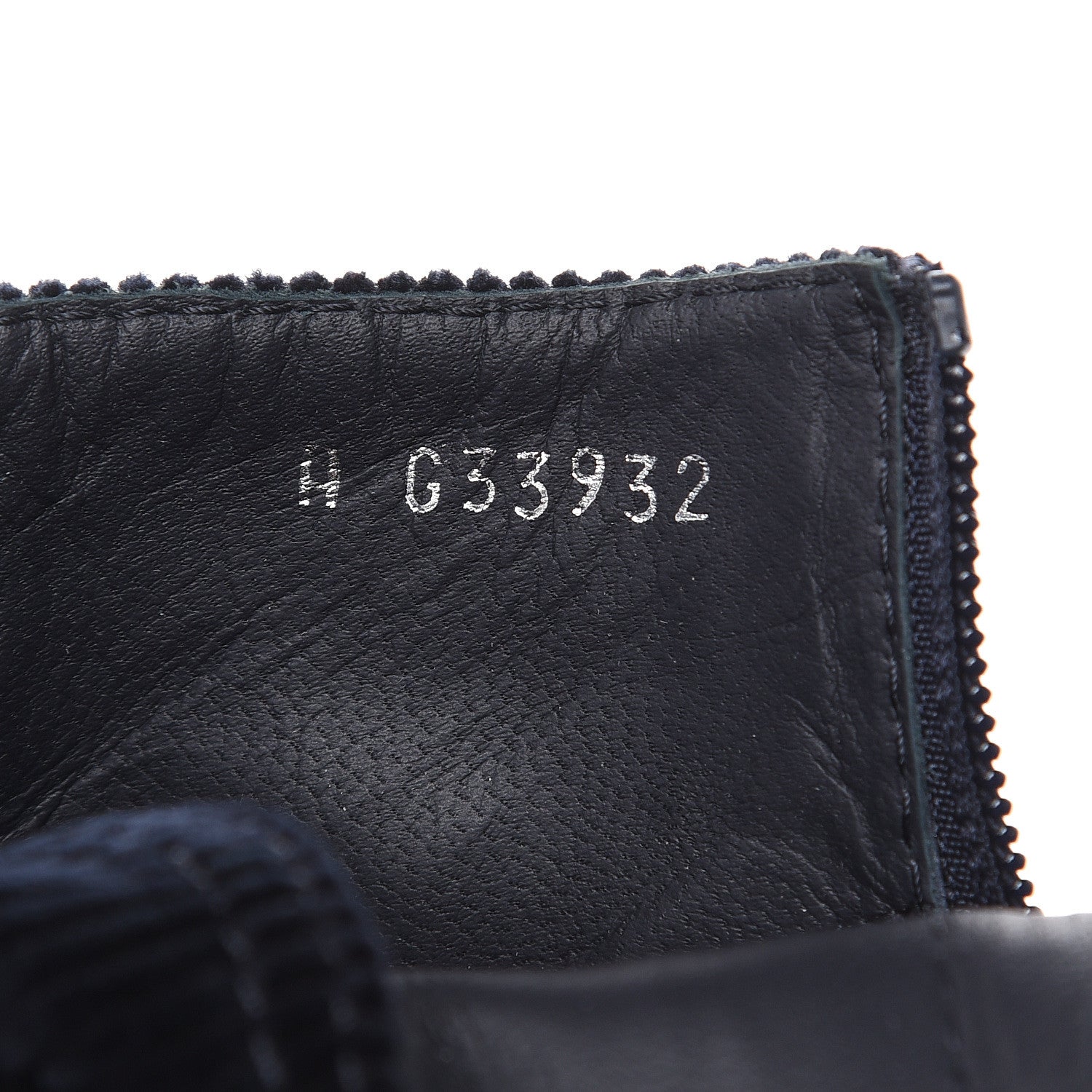 Chanel Velvet Satin Cap Cap Toe Short Boots 37 Navy Black 7 of 7