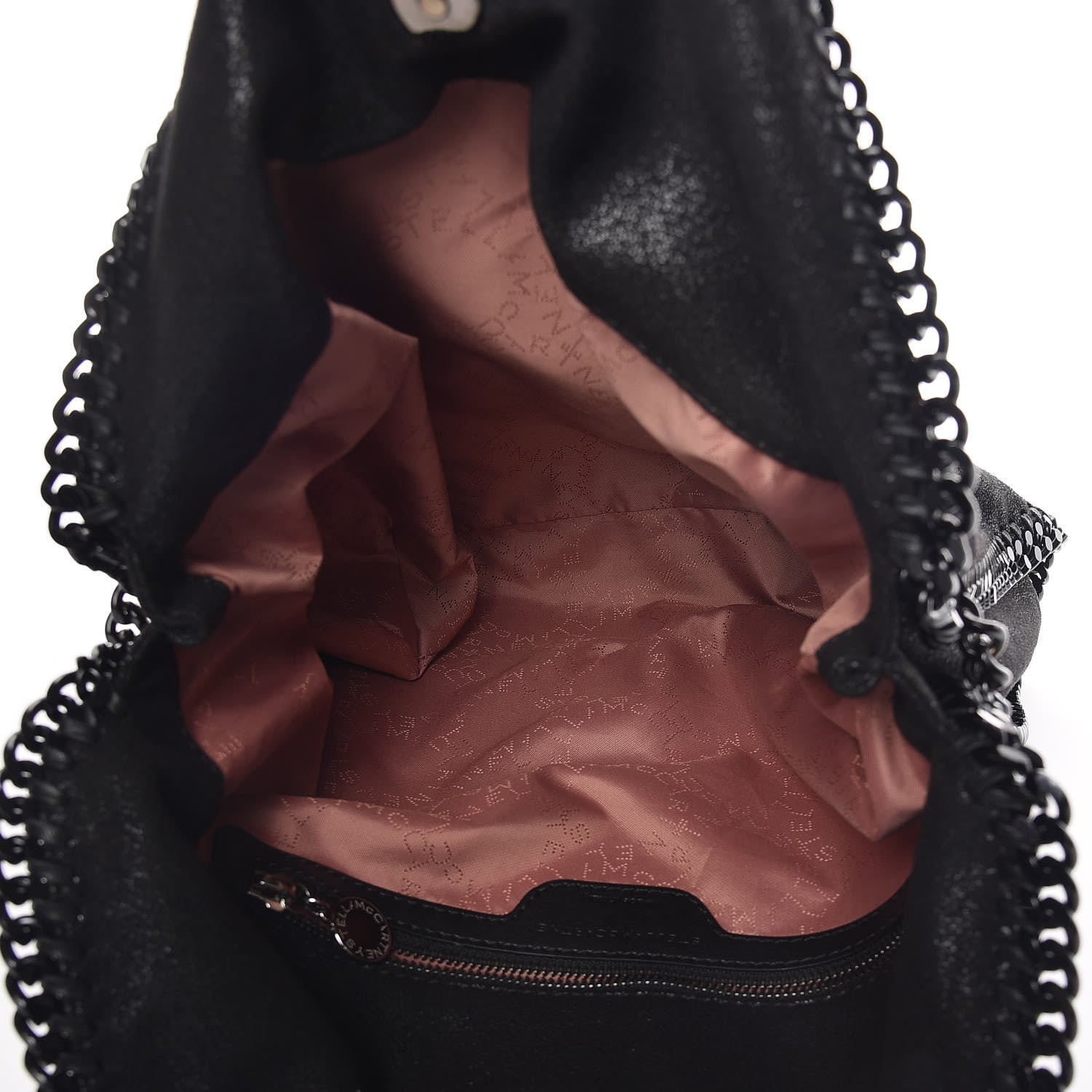 Stella McCartney Shaggy Deer Falabella Fold Over Tote Black 5 of 10