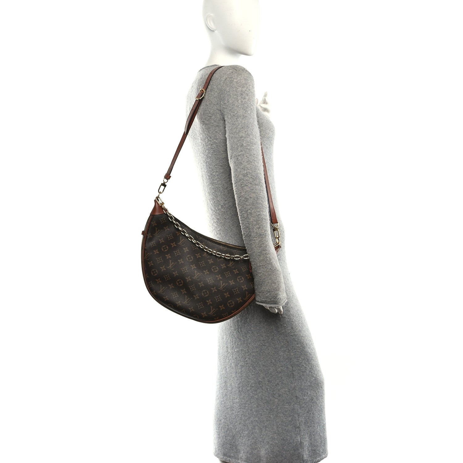 Louis Vuitton Reverse Monogram Loop Hobo 2 of 10