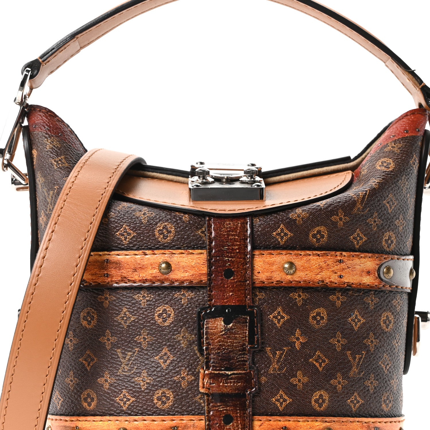 Louis Vuitton Transformed Monogram Time Trunk Duffle Bag 8 of 10