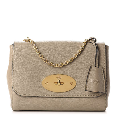 Mulberry Small Classic Grain Calfskin Small Lily Flap Solid Grey 1 of 9