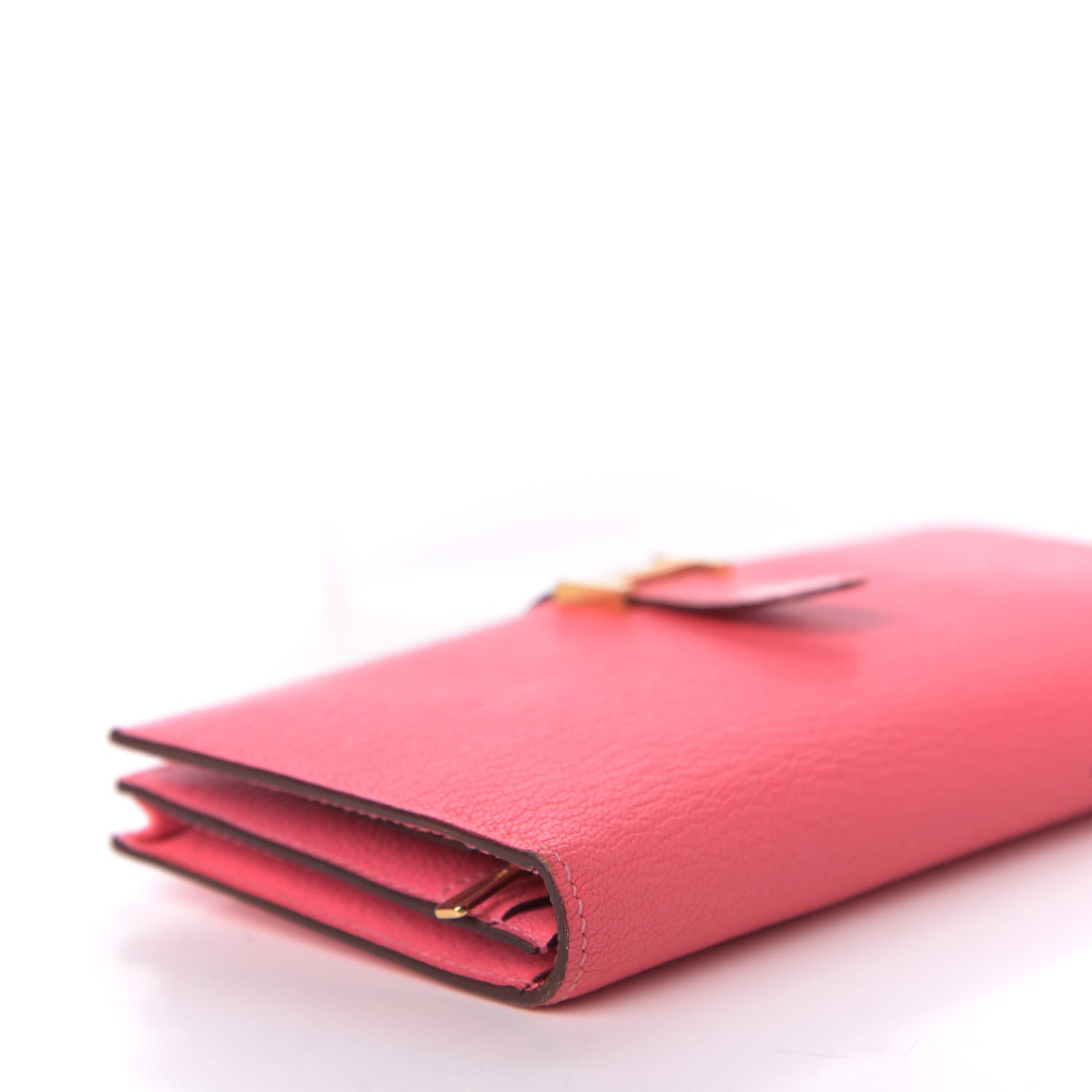 Hermes Chevre Mysore Bearn Gusset Wallet Rose Azalee 8 of 13