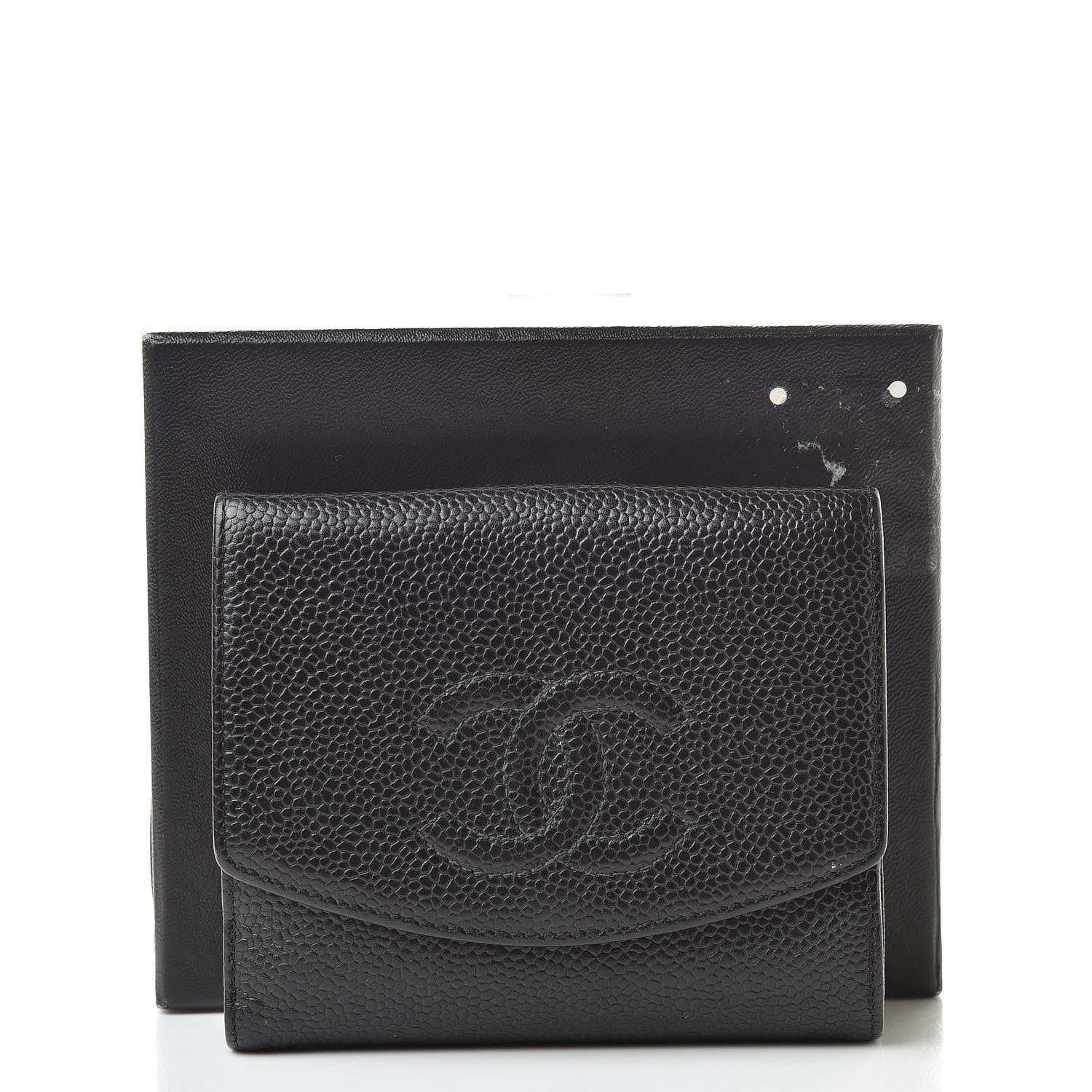 Chanel Caviar Timeless CC Compact Flap Wallet Black 16 of 16