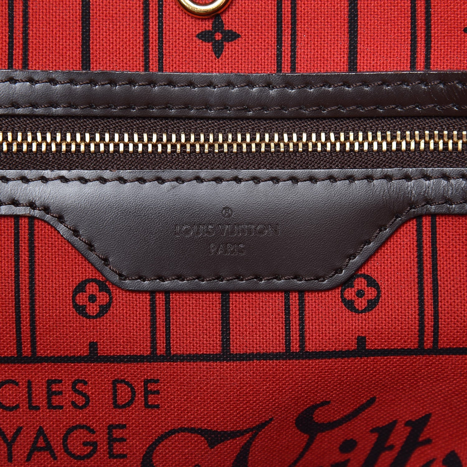 Louis Vuitton Damier Ebene Neverfull MM 6 of 18