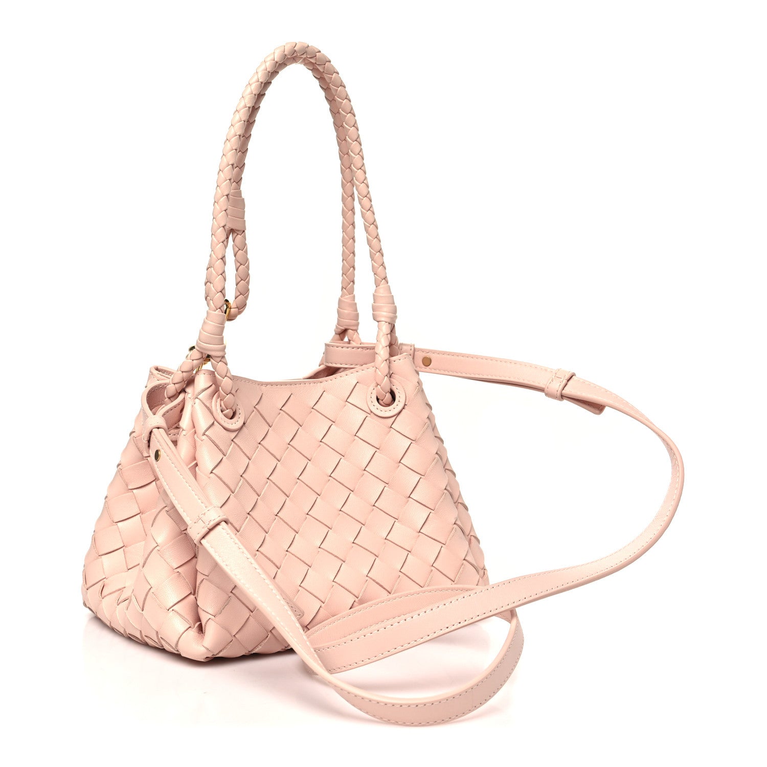 Bottega Veneta Nappa Intrecciato Small Parachute Shoulder Bag Cameo 3 of 9