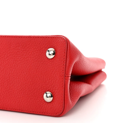 Louis Vuitton Taurillon Capucines PM Rubis 9 of 9