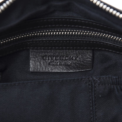 Givenchy Pebbled Calfskin Medium Pyramid Stud Pandora Black 8 of 10