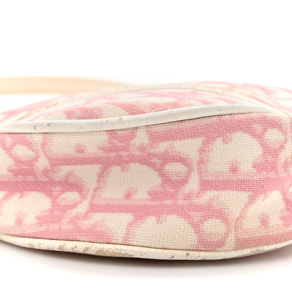 Christian Dior Monogram Mini Saddle Pochette Pink 10 of 14