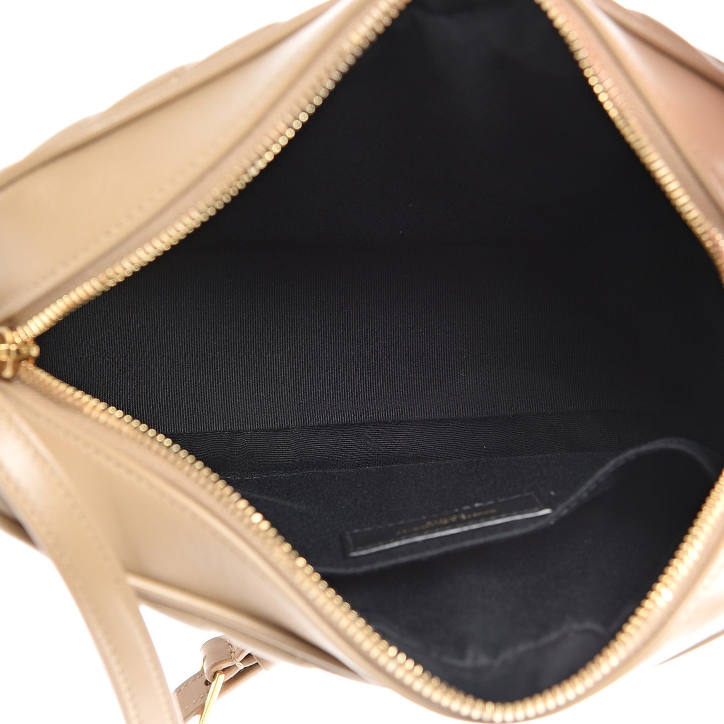 Calfskin Matelasse Monogram Lou Camera Bag Dark Latte
