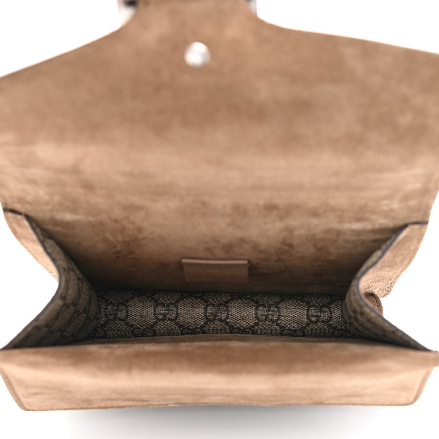 GG Supreme Monogram Mini Dionysus Shoulder Bag Taupe