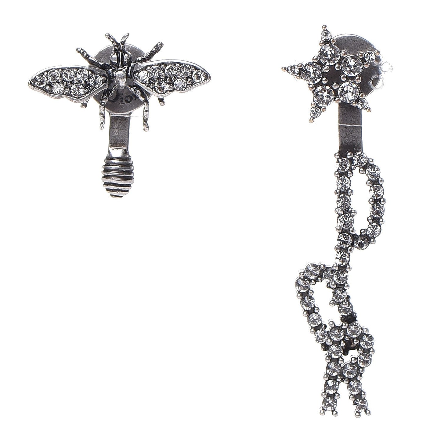Palladium Dior Earrings Gray
