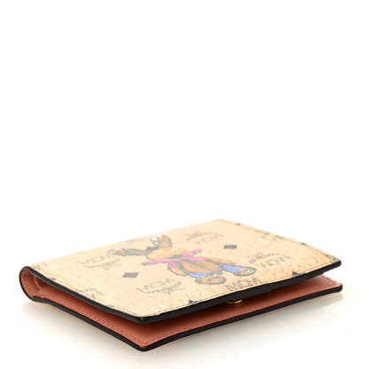 MCM Visetos Rabbit Bi-Fold Wallet Beige 4 of 6
