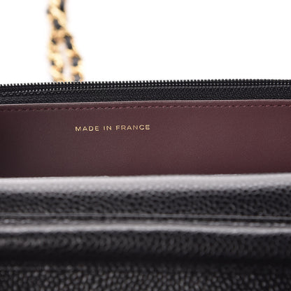 Chanel Caviar Quilted Wallet On Chain WOC Black 7 of 11