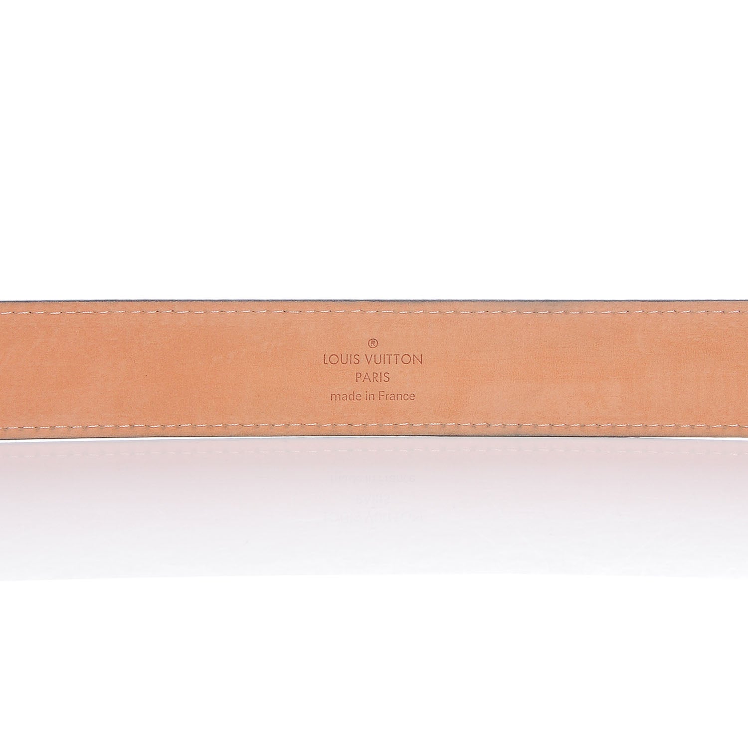Louis Vuitton Damier Ebene Tresor Belt 95 38 5 of 6