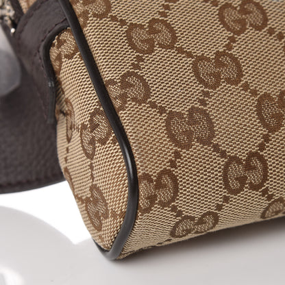 Gucci Monogram Belt Bag Dark Brown 9 of 10